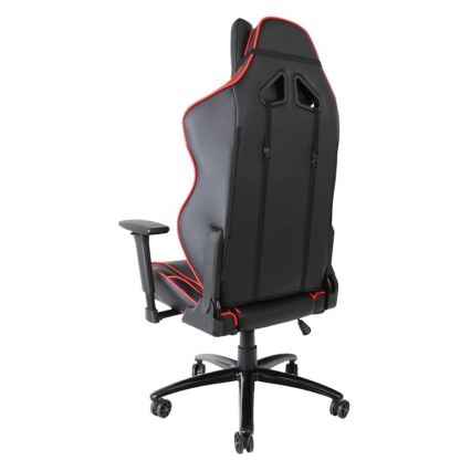 Silla de juego VARR Monza negro/rojo