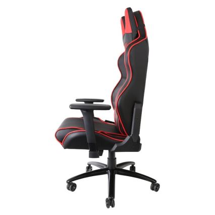 Silla de juego VARR Monza negro/rojo