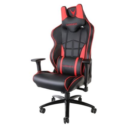 Silla de juego VARR Monza negro/rojo