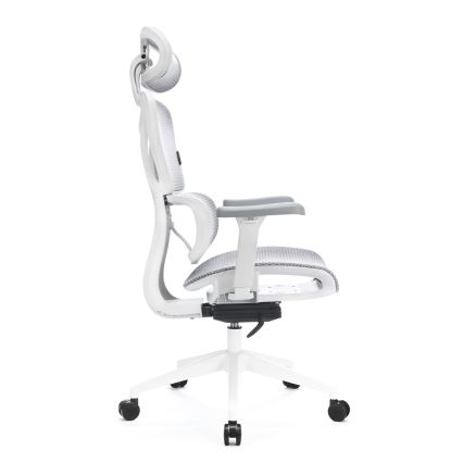 Silla de oficina ergonómica LEVANO gris/blanco/negro