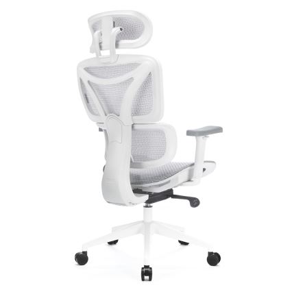Silla de oficina ergonómica LEVANO gris/blanco/negro
