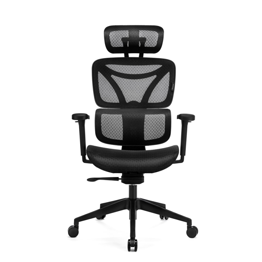 Silla de oficina ergonómica LEVANO negro