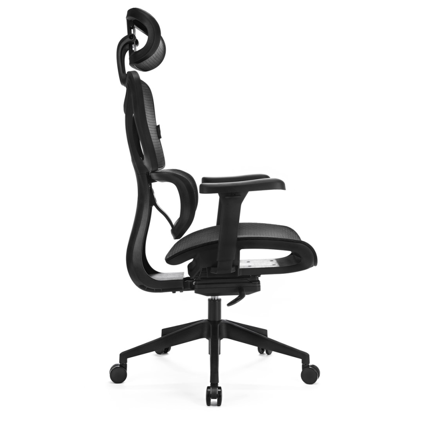 Silla de oficina ergonómica LEVANO negro