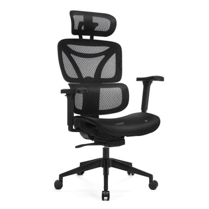 Silla de oficina ergonómica LEVANO negro