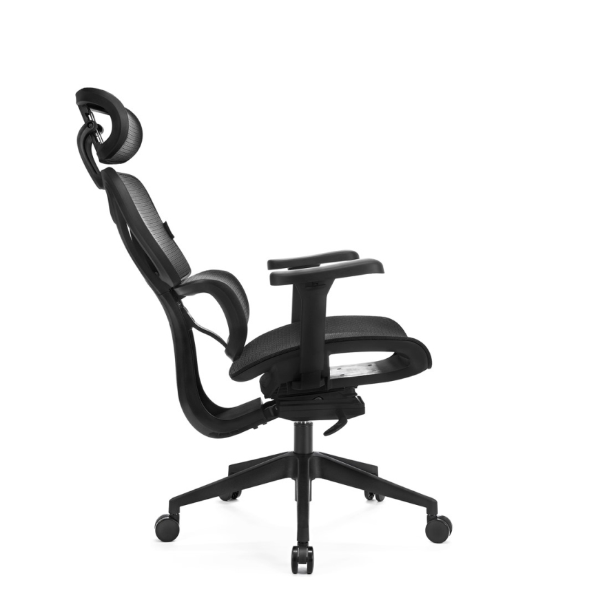 Silla de oficina ergonómica LEVANO negro