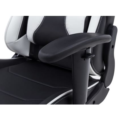 Silla gaming negro/blanco