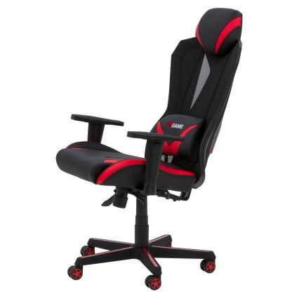 Silla gaming negro/rojo