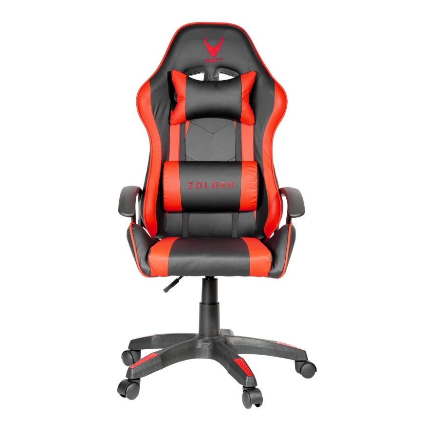 Silla gaming VARR Zolder negro/rojo