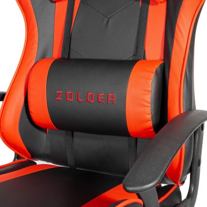 Silla gaming VARR Zolder negro/rojo