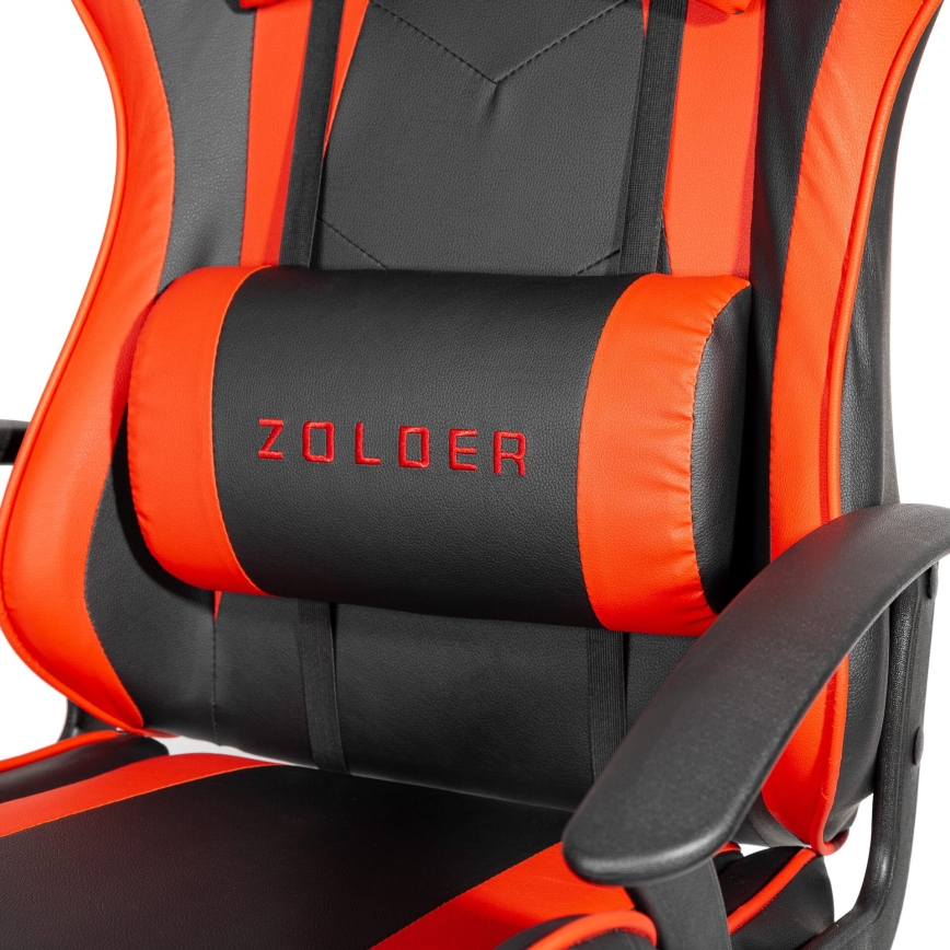 Silla gaming VARR Zolder negro/rojo