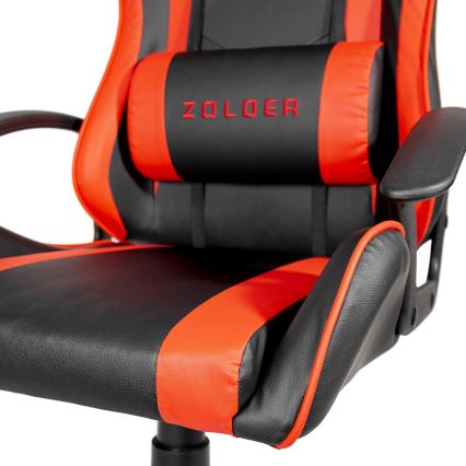 Silla gaming VARR Zolder negro/rojo