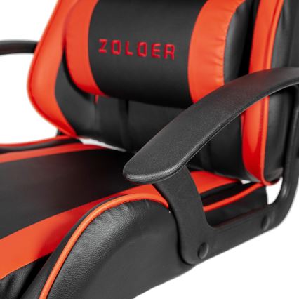 Silla gaming VARR Zolder negro/rojo