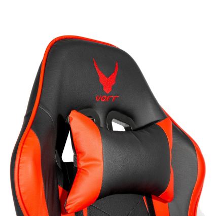 Silla gaming VARR Zolder negro/rojo