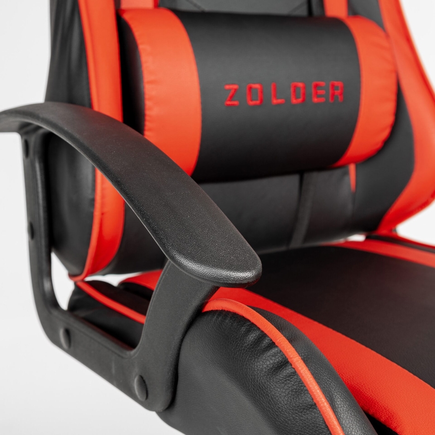Silla gaming VARR Zolder negro/rojo