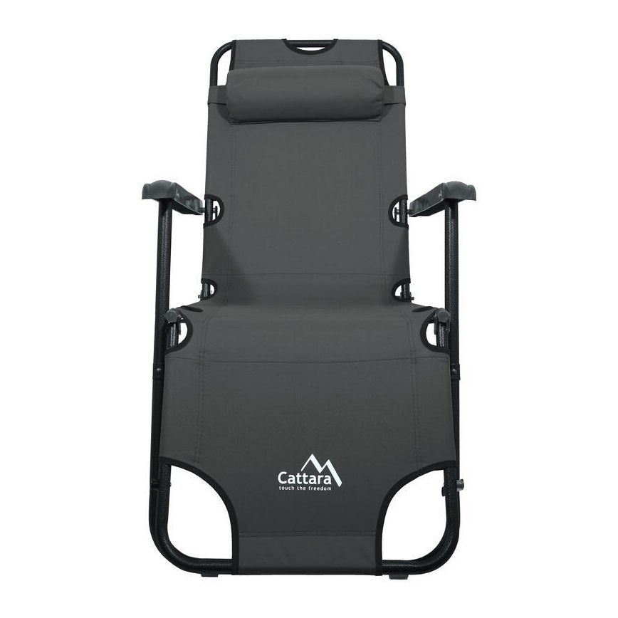 Silla plegable ajustable antracita