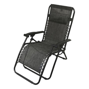 Silla plegable ajustable antracita