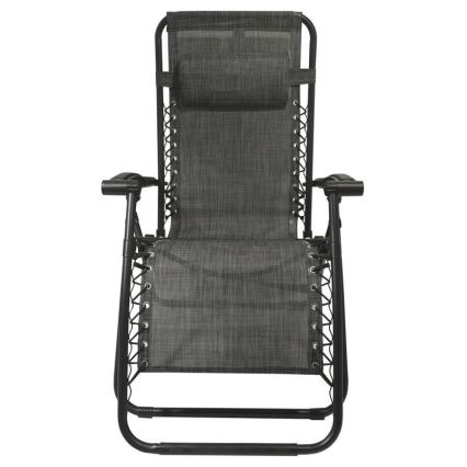 Silla plegable ajustable antracita