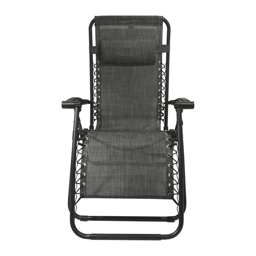 Silla plegable ajustable antracita