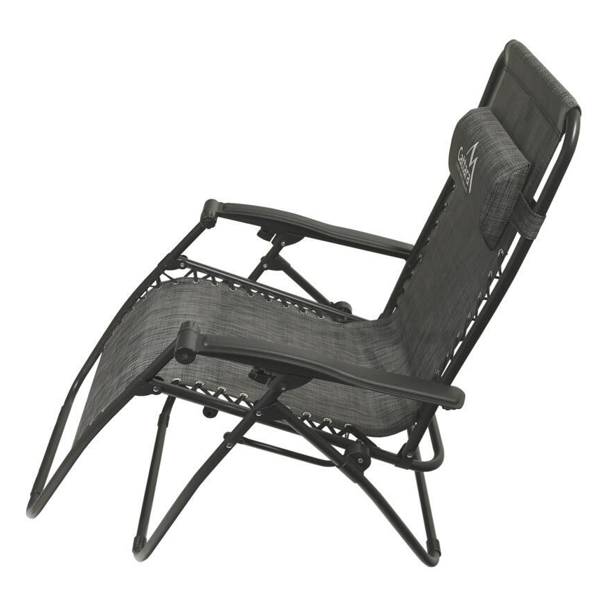 Silla plegable ajustable antracita