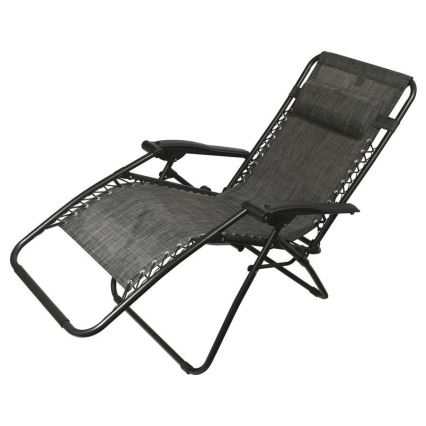 Silla plegable ajustable antracita