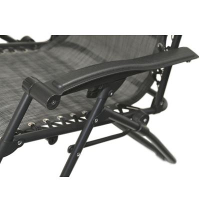 Silla plegable ajustable antracita