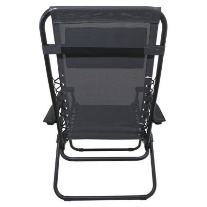 Silla plegable ajustable gris