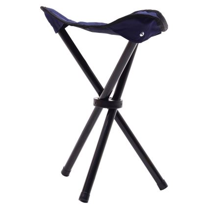 Silla plegable de camping azul