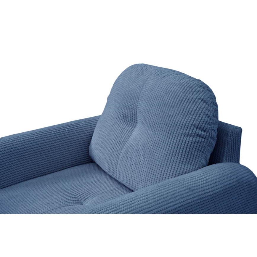 Silla tapizada CLOUDY azul
