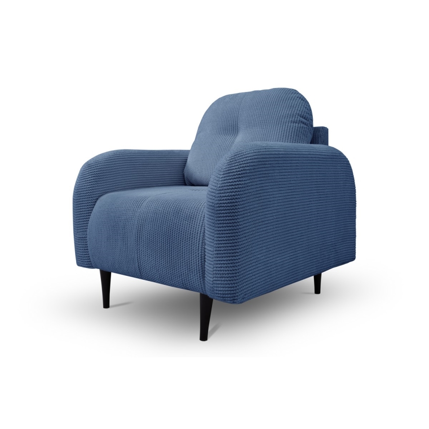 Silla tapizada CLOUDY azul