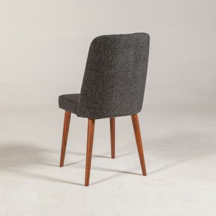 Silla VINA 85x46 cm antracita/marrón