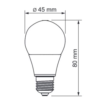 Sinclair - Bombilla LED E14/5W/230V 3000K