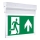 Sinclair - Luz de emergencia LED NOPH LED/2W/230V IK06 verde