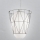 SIRU - Lámpara colgante SEGNI 1xE27/60W/230V negro/blanco Vidrio veneciano