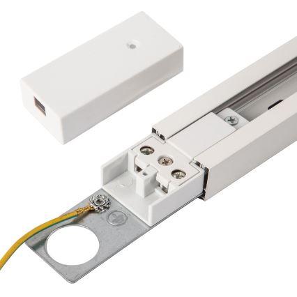 Sistema de rieles monofásico TRACK 2 m blanco