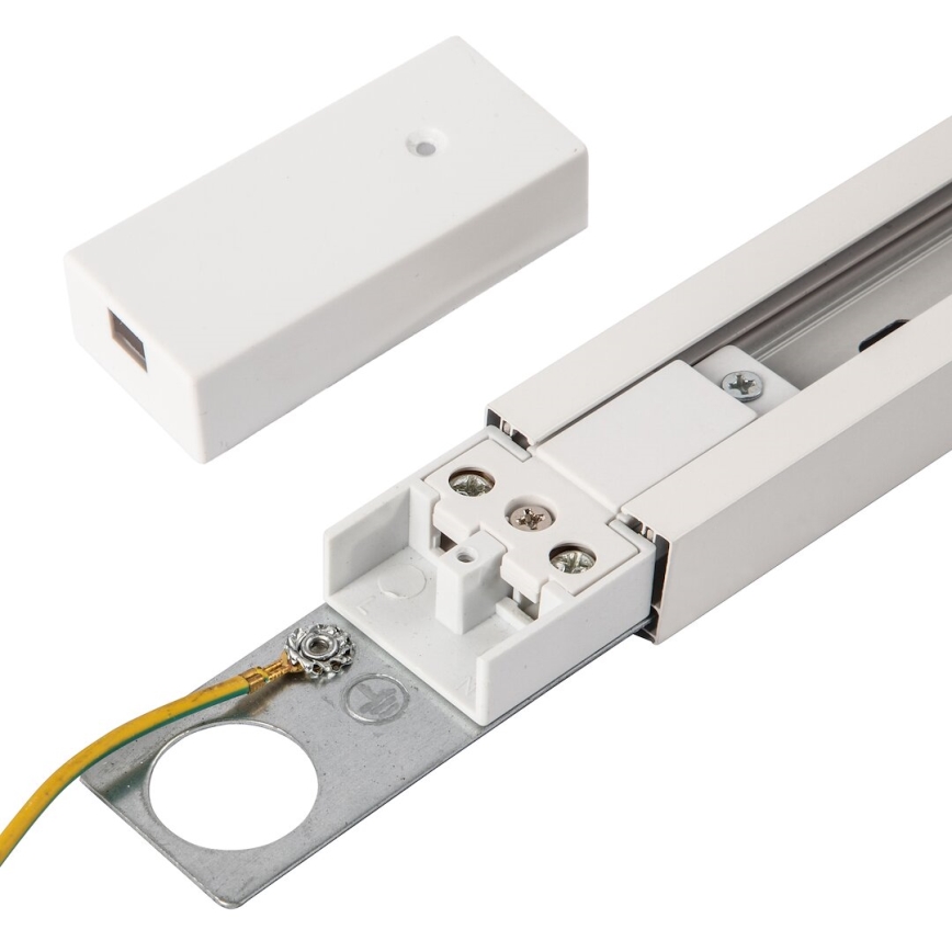 Sistema de rieles monofásico TRACK 2 m blanco