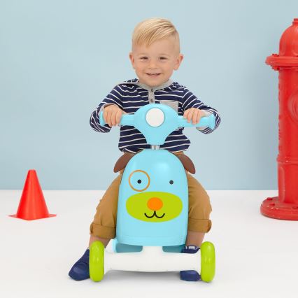 Skip Hop - Bicicleta de empuje 3en1 ZOO perro 3xAAA