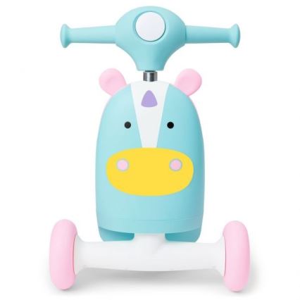 Skip Hop - Bicicleta de empuje 3en1 ZOO unicornio 3xAAA
