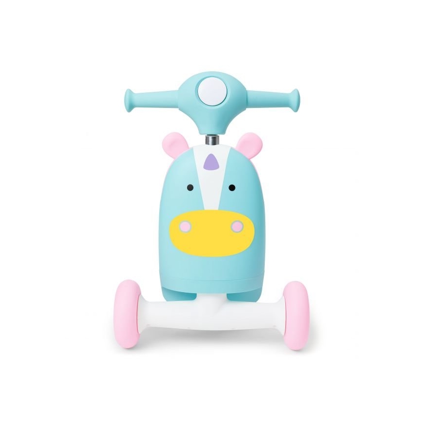 Skip Hop - Bicicleta de empuje 3en1 ZOO unicornio 3xAAA