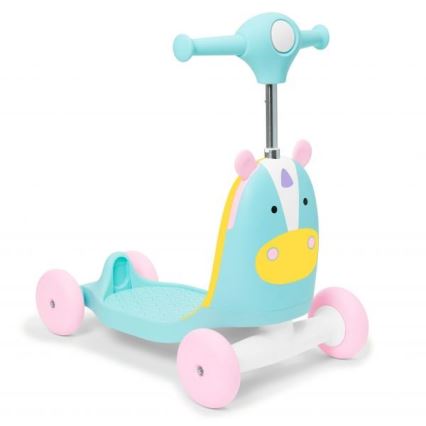 Skip Hop - Bicicleta de empuje 3en1 ZOO unicornio 3xAAA