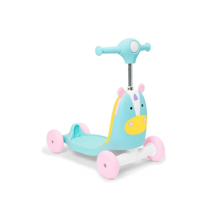 Skip Hop - Bicicleta de empuje 3en1 ZOO unicornio 3xAAA