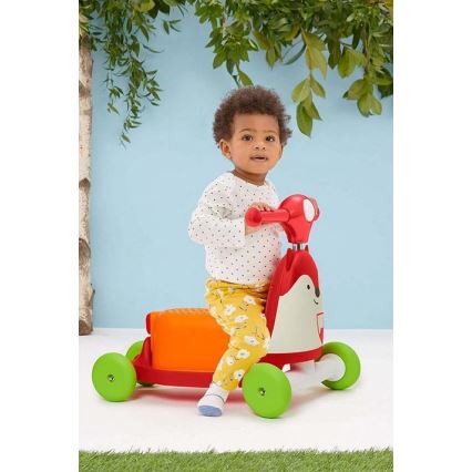 Skip Hop - Bicicleta de empuje 3en1 ZOO zorro 3xAAA
