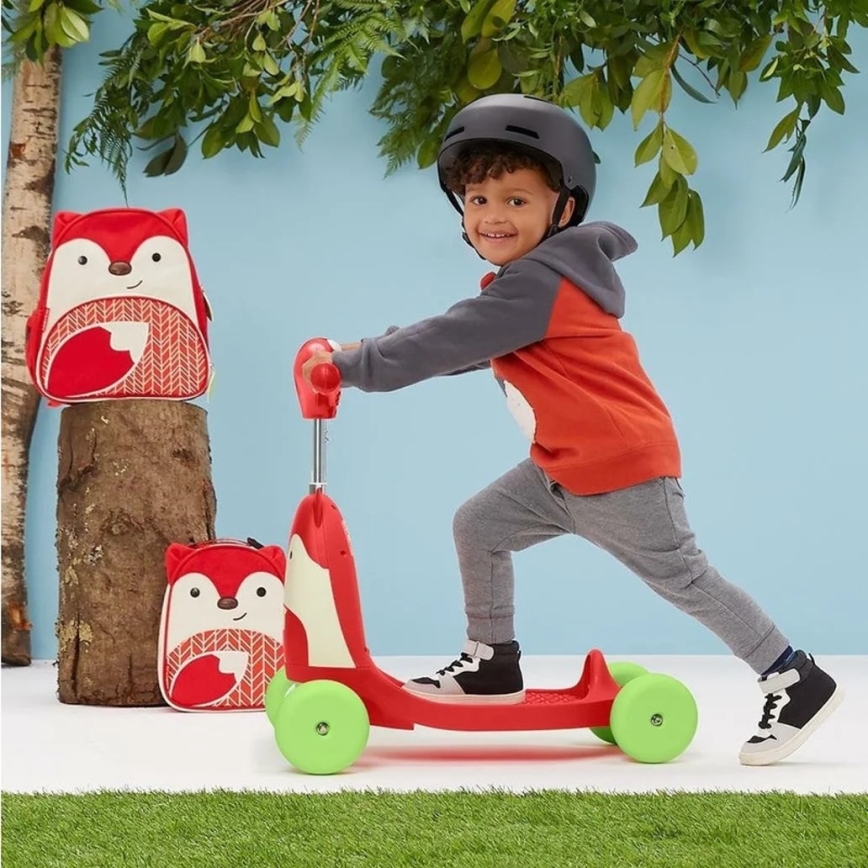 Skip Hop - Bicicleta de empuje 3en1 ZOO zorro 3xAAA