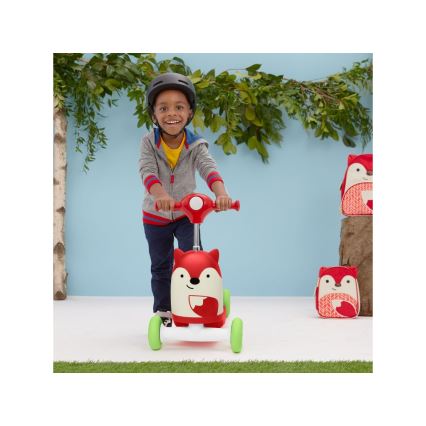 Skip Hop - Bicicleta de empuje 3en1 ZOO zorro 3xAAA