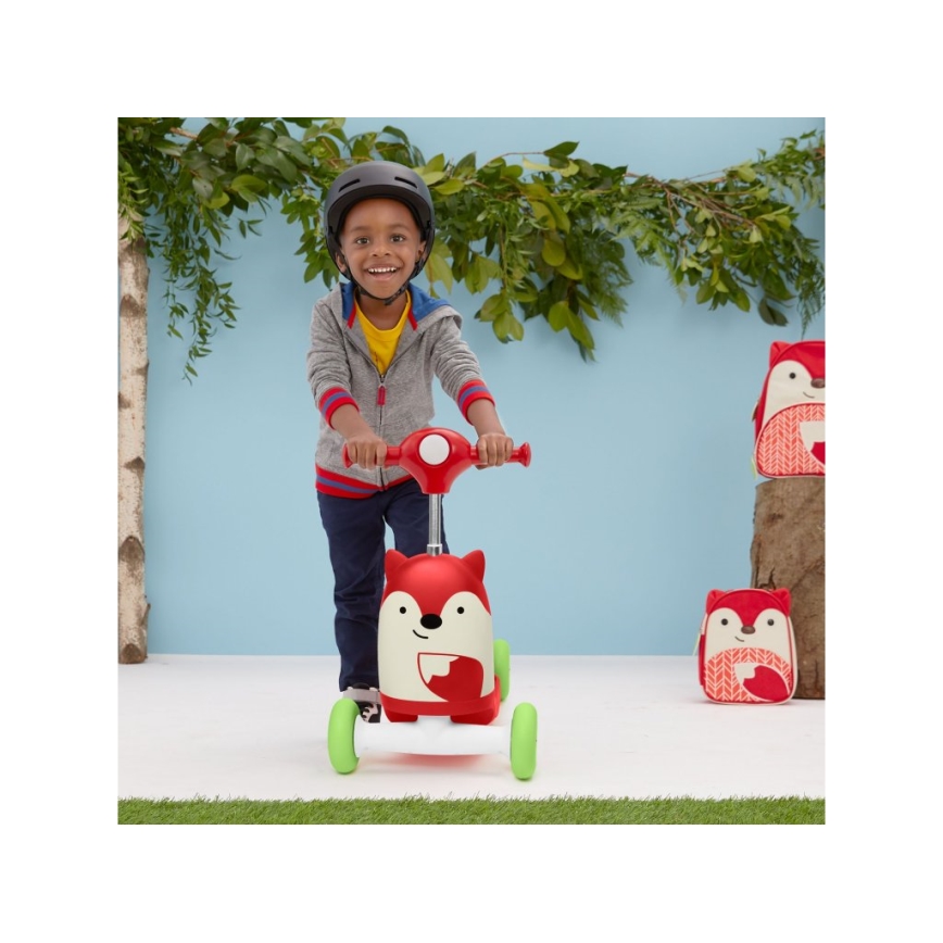 Skip Hop - Bicicleta de empuje 3en1 ZOO zorro 3xAAA