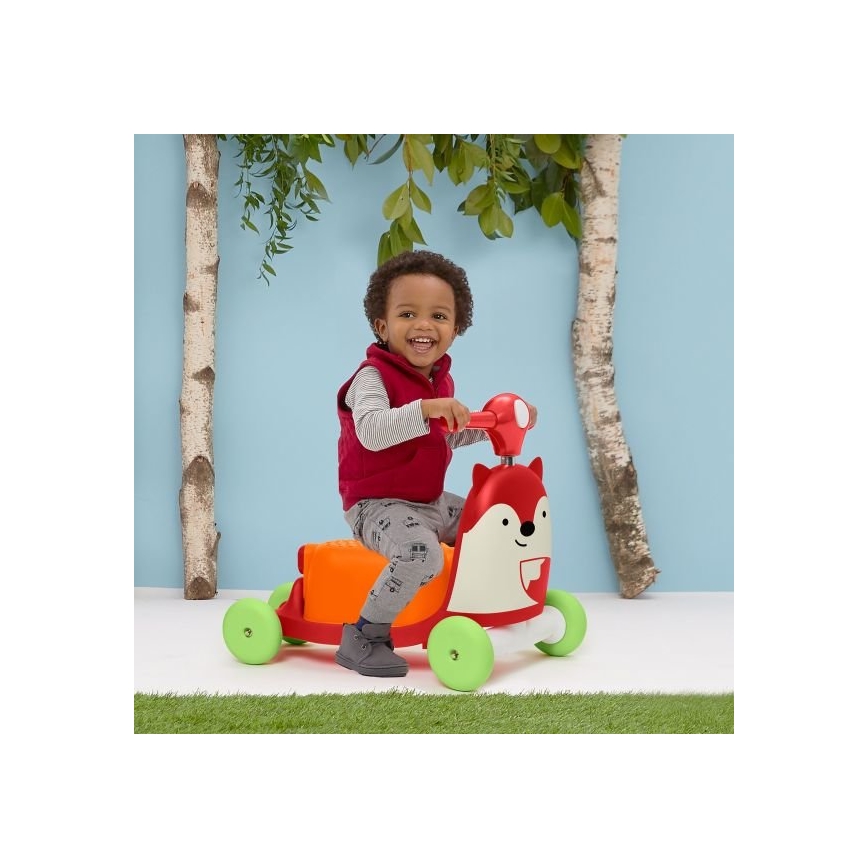 Skip Hop - Bicicleta de empuje 3en1 ZOO zorro 3xAAA