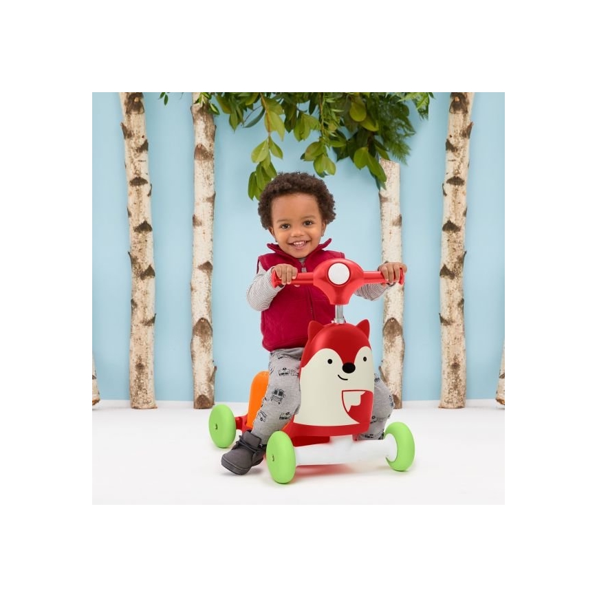 Skip Hop - Bicicleta de empuje 3en1 ZOO zorro 3xAAA