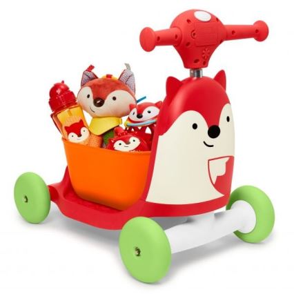 Skip Hop - Bicicleta de empuje 3en1 ZOO zorro 3xAAA