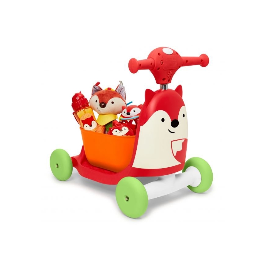 Skip Hop - Bicicleta de empuje 3en1 ZOO zorro 3xAAA
