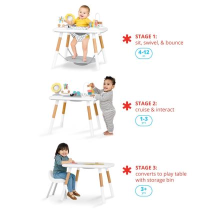 Skip Hop - Centro de juegos para niños 3en1 DISCOVEROSITY 3xAAA