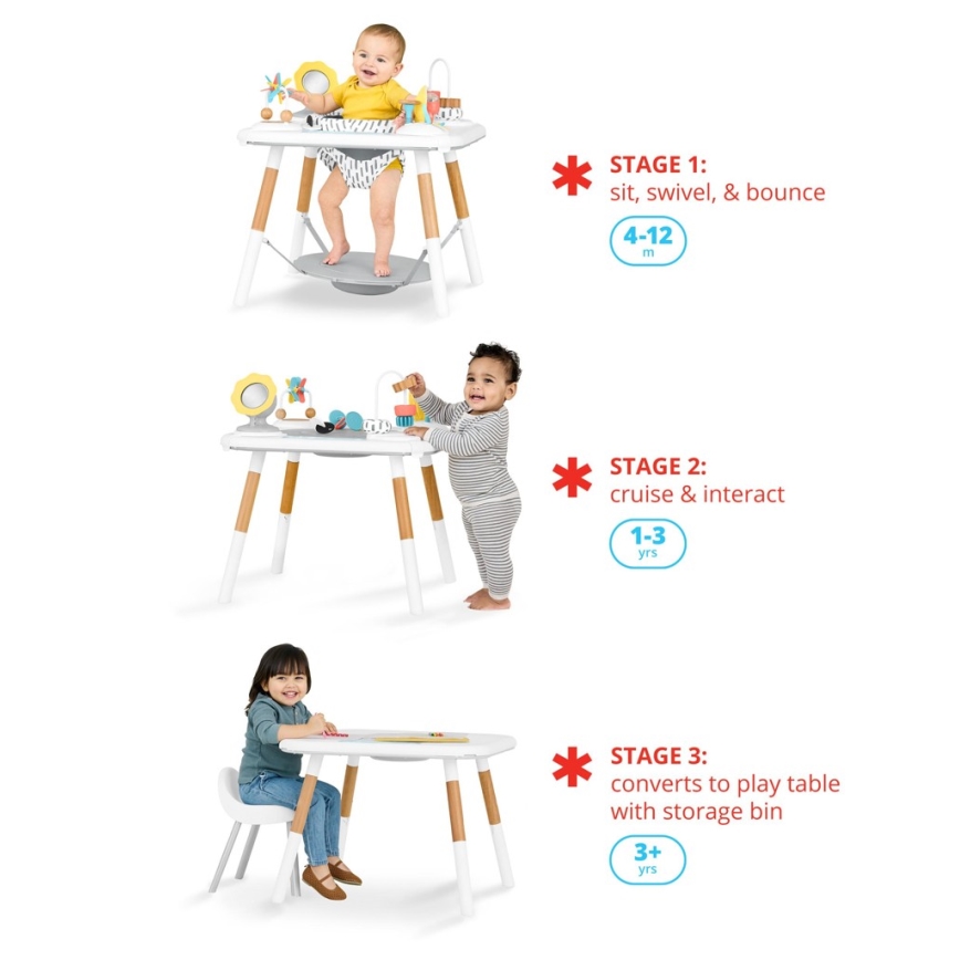 Skip Hop - Centro de juegos para niños 3en1 DISCOVEROSITY 3xAAA